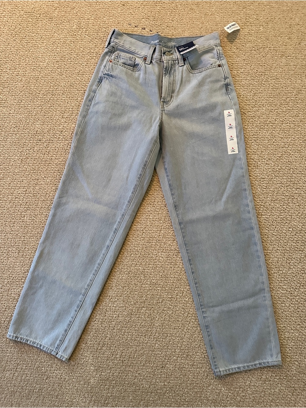 Old Navy Light Blue Straight Leg Jeans